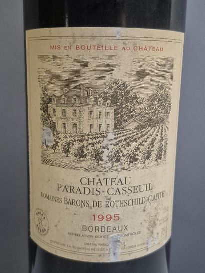 7 bottles Château PARADIS CASSEUIL 1995 -...