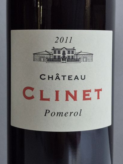 3 Bouteilles Château CLINET 2011 - Pomer...