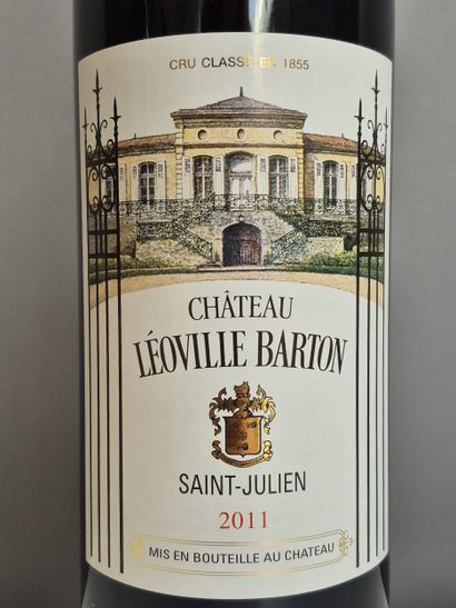 3 Magnums Château LÉOVILLE BARTON 2011 -...