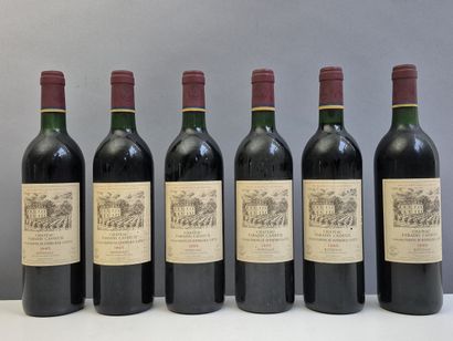 12 bottles Château PARADIS CASSEUIL 1995...