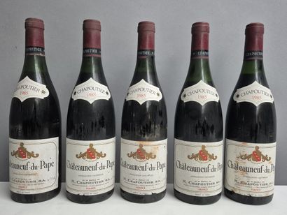 11 bottles CHATEAUNEUF du PAPE 1985 - Domaine...