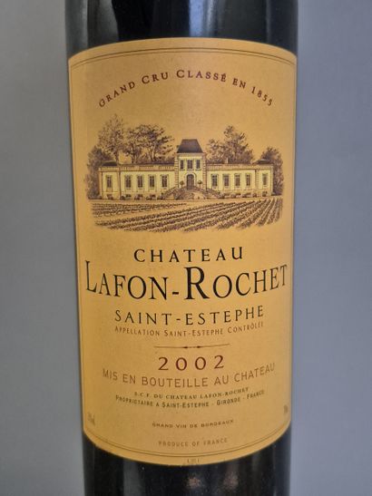 15 bouteilles Château LAFON ROCHET 2002 -...