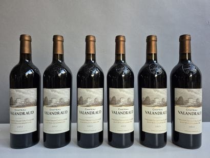 6 Bouteilles Château VALANDRAUD 2012 - 1er...