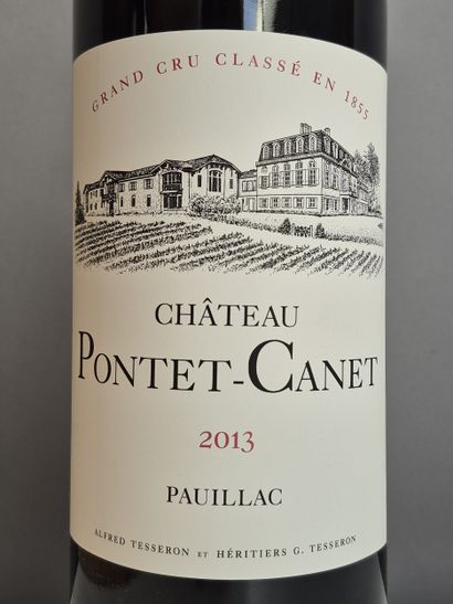3 Magnums Château PONTET-CANET 2013 - 5e...