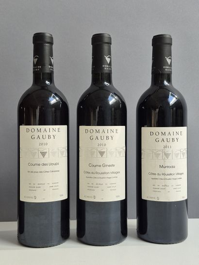 6 Bottles Domaine GAUBY 2010 - CÔTES du ROUSSILLON....