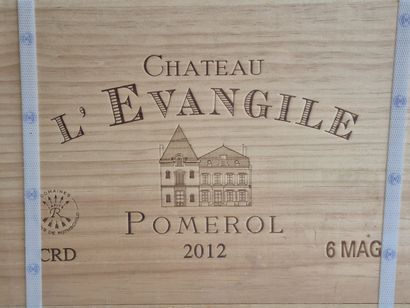 6 Magnums Château L'EVANGILE 2012 - Pomerol...