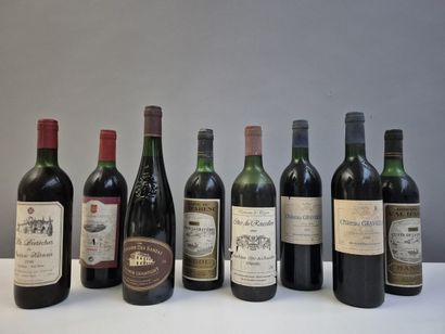 Set of approx. 30 bottles VINS DIVERS FRANCE...