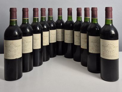 11 bottles MEDOC 1995 Réserve Spéciale Baron...