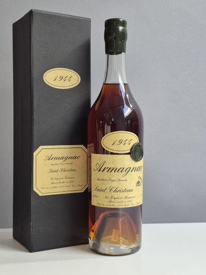 1 Bouteille d'ARMAGNAC Saint-Christeau 1944....
