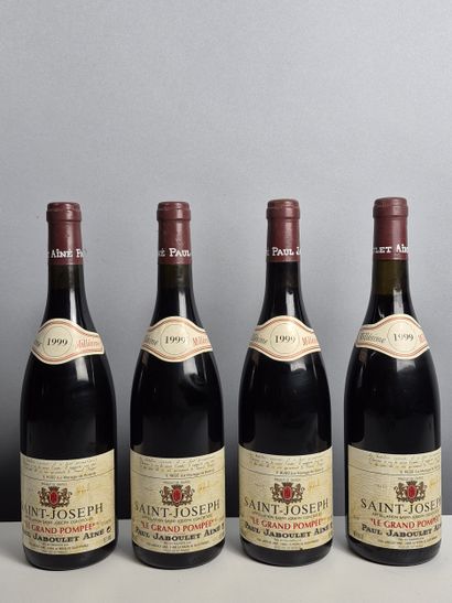 4 bottles SAINT-JOSEPH Le GRAND POMPEE 1999...