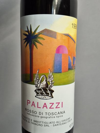2 Bottles PALAZZI ROSSO DI TOSCANA 1998 -...