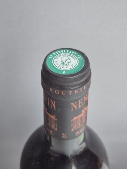 5 bouteilles Château NENIN 2001 - Pomero...