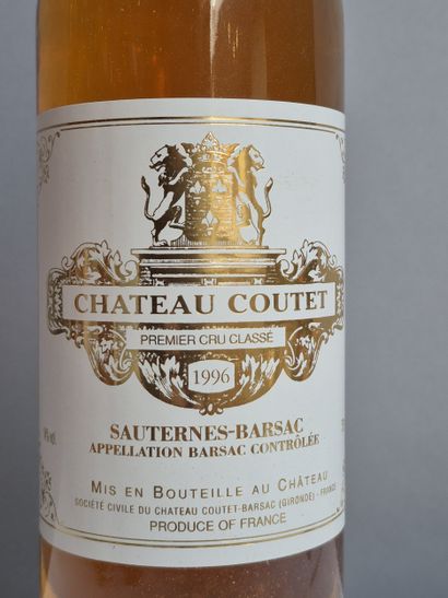 12 Bouteille Château COUTET 1996 - 1er Cc...