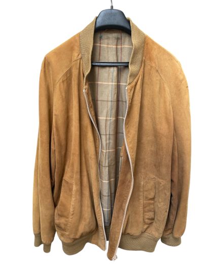 BURBERRY'S
Blouson style aviateur en Daim...