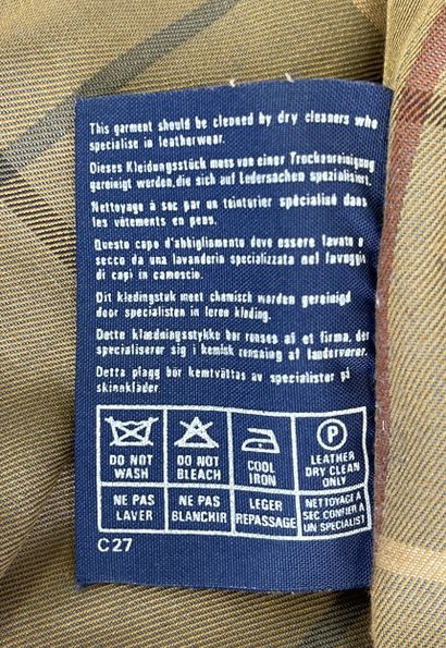 BURBERRY'S
Blouson style aviateur en Daim...