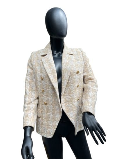 Celine SORIA
Veste en tweed beige et blanc...