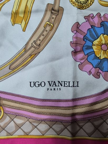 Ugo VANELLI
Silk scarf decorated with bridles...