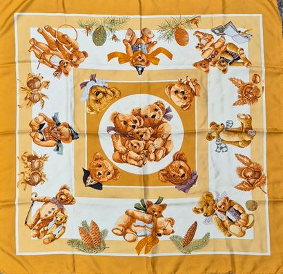HERMES Paris made in France
Silk twill 