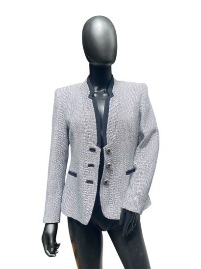 LANSAC Neuilly 
Veste en laine blanche et...