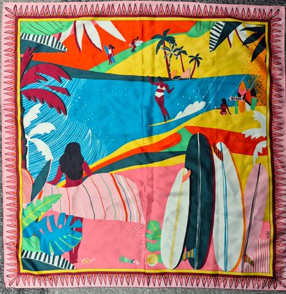 Set of two colorful scarves
- Pierre Balmain
-...