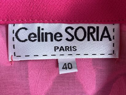 Celine SORIA Paris 
Robe manches trois quart...