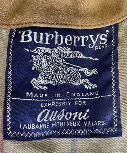 BURBERRY'S
Blouson style aviateur en Daim...