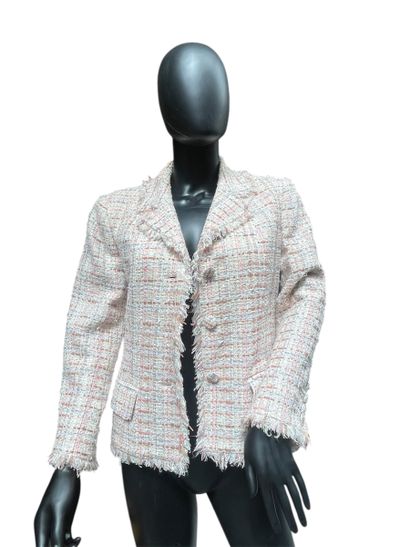J.H FARNEL Paris
Veste en tweed multicolore.
Probablement...