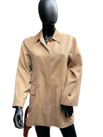 Max MARA 
Made in Italy
Veste safari en toile...