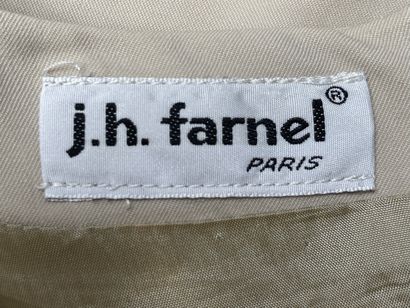 J.H FARNEL Paris
Robe façon toile beige,...