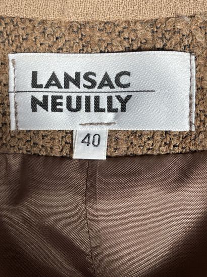 LANSAC Neuilly 
Veste en laine marron
Taille...
