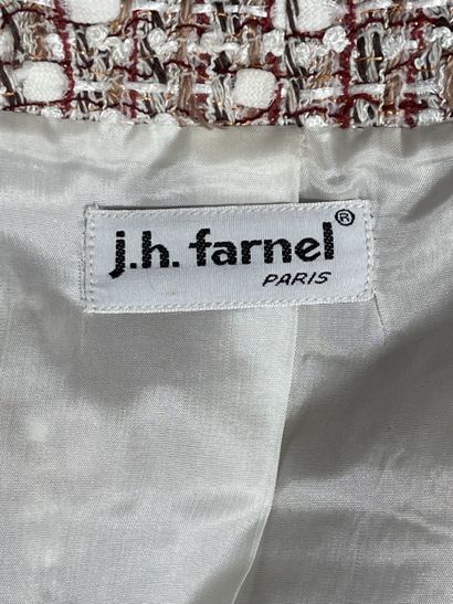 J.H FARNEL Paris 
Ensemble tailleur comprenant...