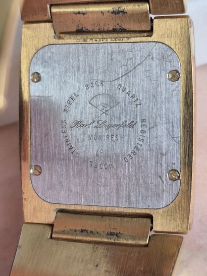 Karl LAGERFELD
Année 1991
Montre tank en...