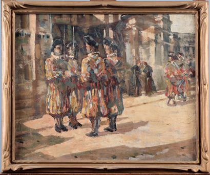 James LE JEUNE (1910-1983) 
Changing of the...