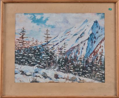 Georgette AGUTTE (1867-1922)
Fir tree and...