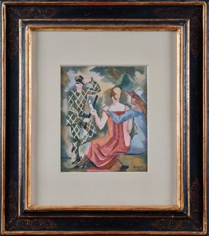 André LHOTE (1885-1962)
Tribute to Watteau
Gouache...