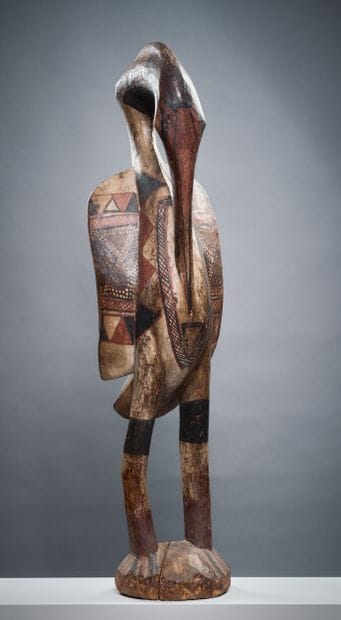 KALAO, Sénoufo Ivory Coast 
Carved and painted...