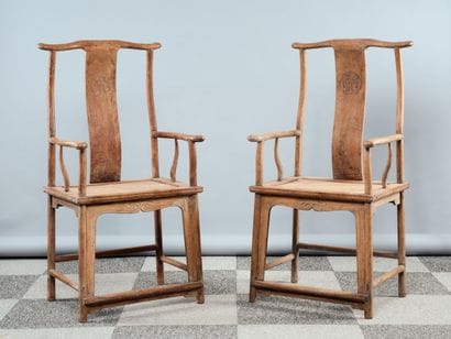 CHINA, late 19th century 
Pair of guanmaoyi-type...
