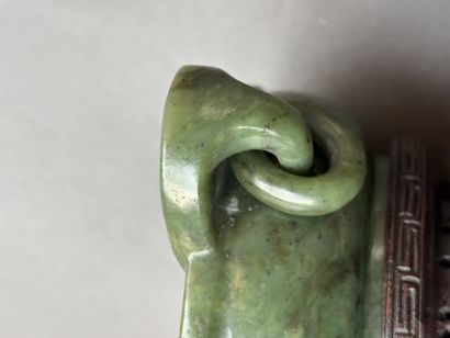 CHINA, Qianlong mark and period, 18th century
Carved...