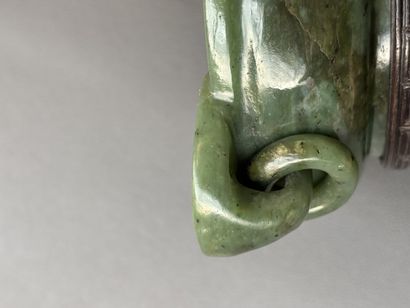 CHINA, Qianlong mark and period, 18th century
Carved...