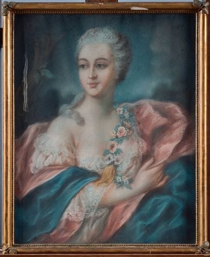 Late 18th century school
Young woman of quality...