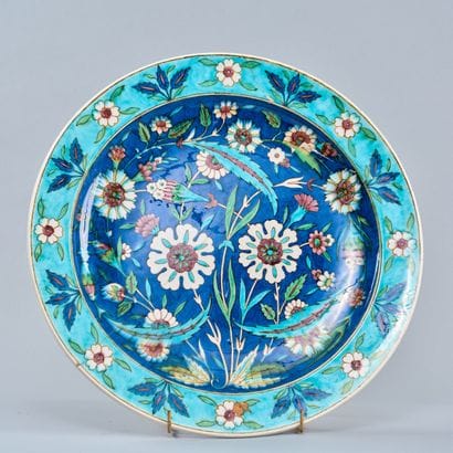 Théodore DECK (1823 - 1891) 
Large circular...