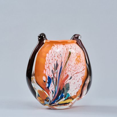 Jean-Claude NOVARO (1943-2014)
Vase en verre...