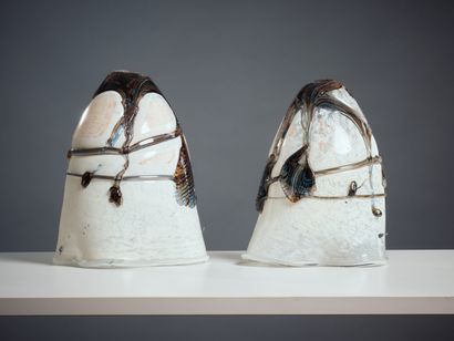 Jean-Claude NOVARO (1943-2014)
Paire d'appliques...