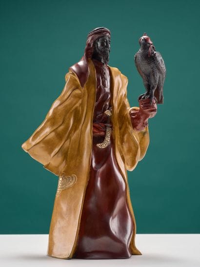 Paul BECKRICH (Born 1955) 
Dressage du Faucon
Sculpture...