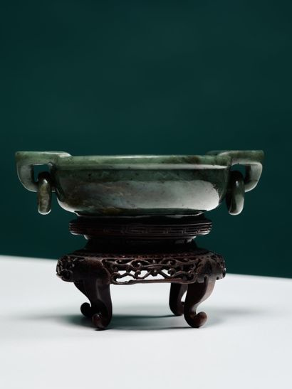 CHINA, Qianlong mark and period, 18th century
Carved...