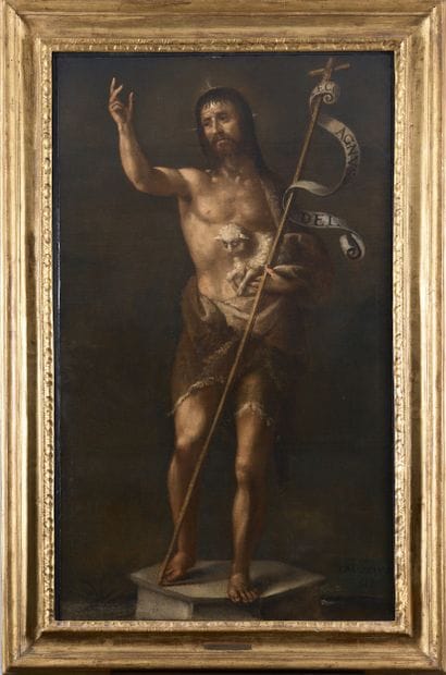 17th century Spanish school 
Saint John the...