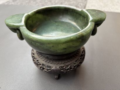 CHINA, Qianlong mark and period, 18th century
Carved...