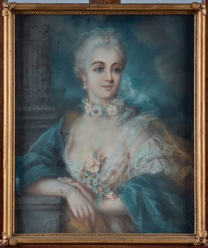 Late 18th century school
Young woman of quality...