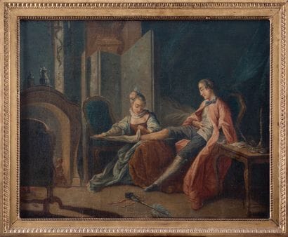 French school of the late 18th century. After...