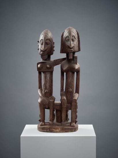 MALI, DOGON
Statuette of the primordial couple...
